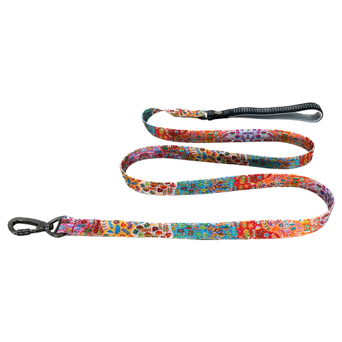 Utopia Aboriginal Art Design Dog Leash/Lead - Bush Medicine [size: Large]