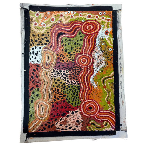 Wanampi Tjukurpa - UNstretched Canvas (71cm x 101cm) - Iwiri Aboriginal Art