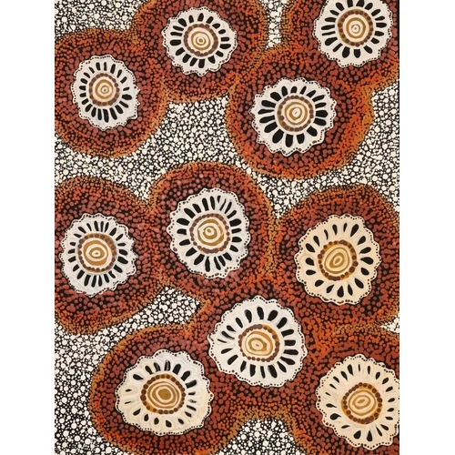 Kampurarpa & Imangka-Imangka UNstretched Canvas (61cm x 81cm) - Iwiri Aboriginal Art