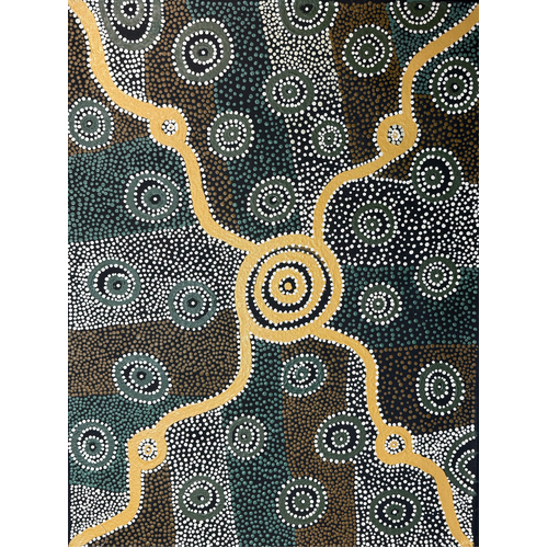 Ngayuku Ngura  UNstretched Canvas (61cm x 81cm) - Iwiri Aboriginal Art