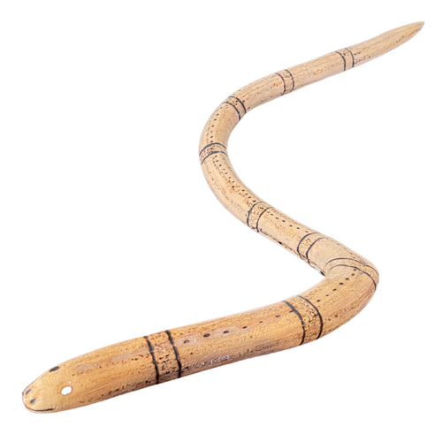 Maruku Arts Aboriginal Traditional Large Carved Snake (Liru) (1.2m)