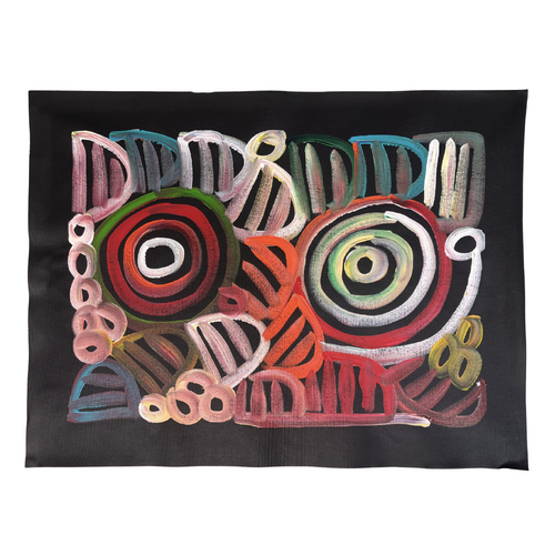 Raintree Aboriginal Art UNStretched Canvas (60cm x45cm) - Women's Ceremony, Body Paint (Aweleye Dreaming)