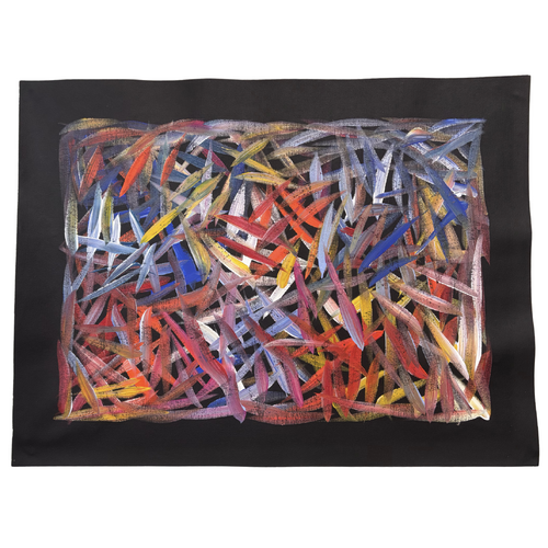 Raintree Aboriginal Art UNStretched Canvas [60cm x 45cm] - Spinifex Grass
