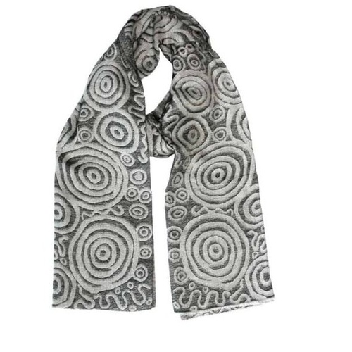 Better World Aboriginal Art Wool Stole Handloom (200x70cm) - Seven Sisters