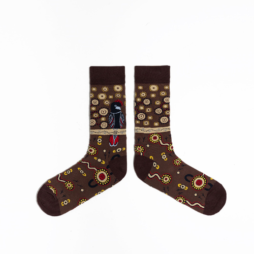 Spencer Flynn MEN'S Aboriginal Art Socks - Irrarnte