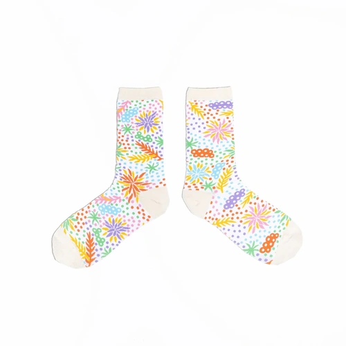Spencer Flynn WOMEN'S Aboriginal Art Socks - Bush Medicine