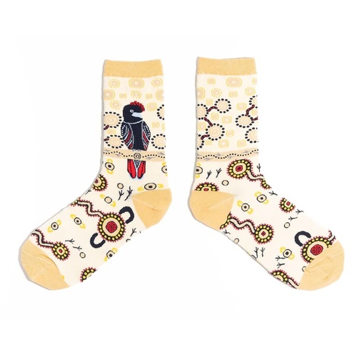 Spencer Flynn WOMEN'S Aboriginal Art Socks - Irrarnte