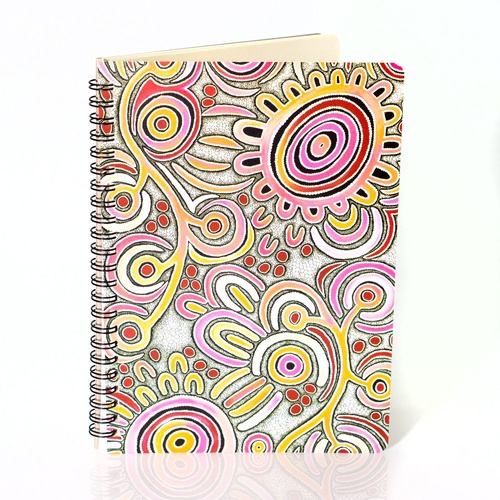 Better World Aboriginal Art A4 Spiral Notebook(100 pge) - Celebration of Life