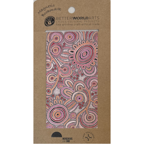 Celebration of Life - Better World Aboriginal Art Cardboard Magnetic Bookmark
