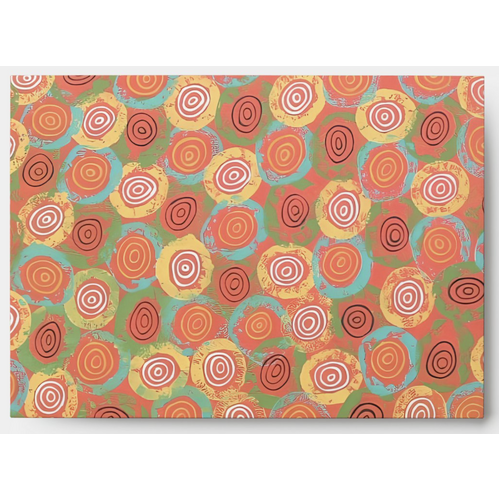 Aboriginal Art designed Linen Envelope (185mm x 135mm) - Didgeridoo Dreaming (Set 5)