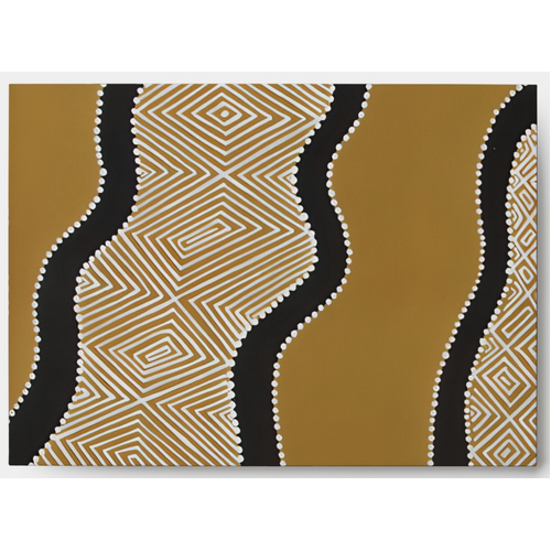 Murra Murra Dreaming - Aboriginal Art designed Linen Envelope (185mm x 135mm) 