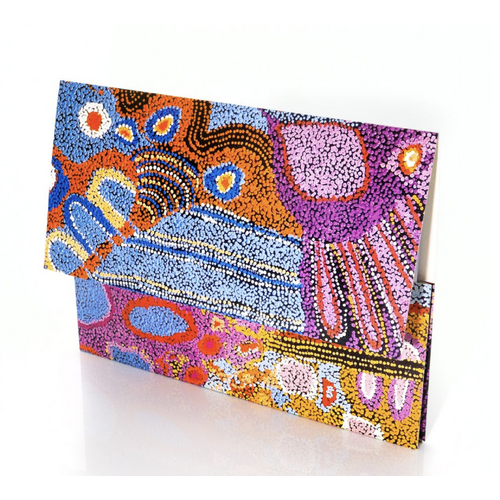 Aboriginal Design Foolscap Document Wallet - Seven Sisters