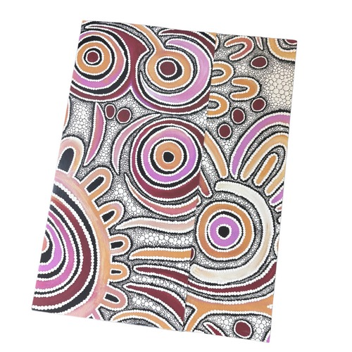 Aboriginal Design Foolscap Document Wallet - Regeneration