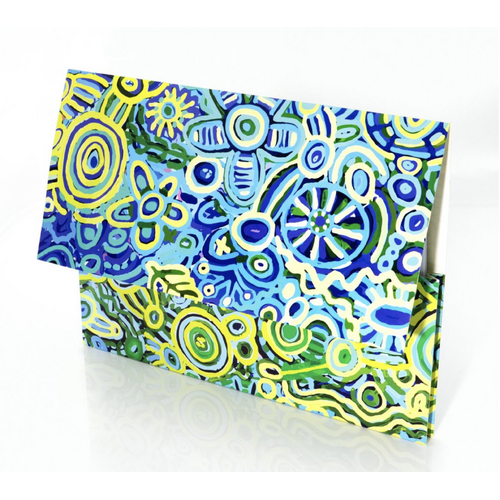 Aboriginal Design Foolscap Document Wallet - Ngarrindjeri Country