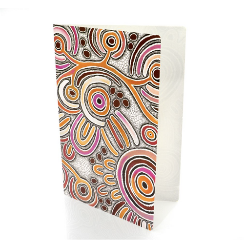 Aboriginal Design Foolscap Manila Folder - Regeneration