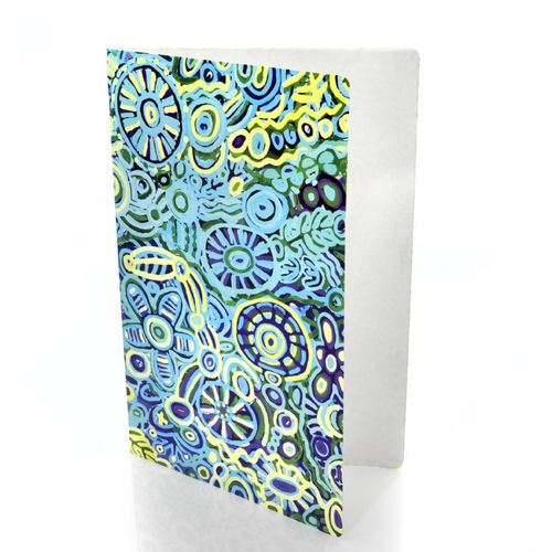 Aboriginal Design Foolscap Manila Folder - Ngarrindjeri Country