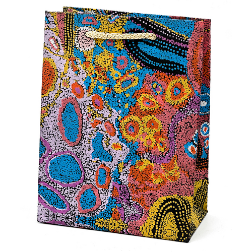 Aboriginal Art Handmade Paper Giftbag (Small) - Seven Sisters