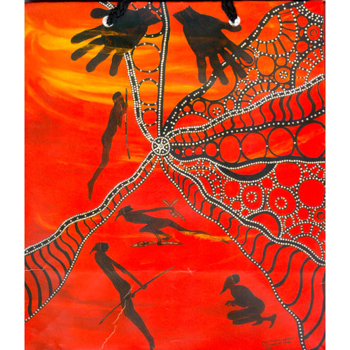 Aboriginal design Giftbag - Web of Life