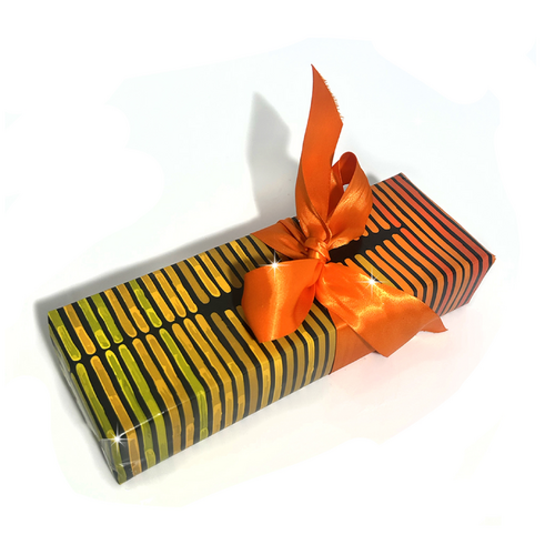 Aboriginal design Folded Wrapping Paper Single Sheet (Gloss Finish) - Pakup Yallandar (Fire Stick Plant)
