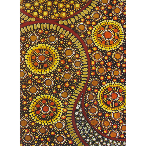 Keringke Aboriginal Art Wrapping Paper by  Deanna Williams