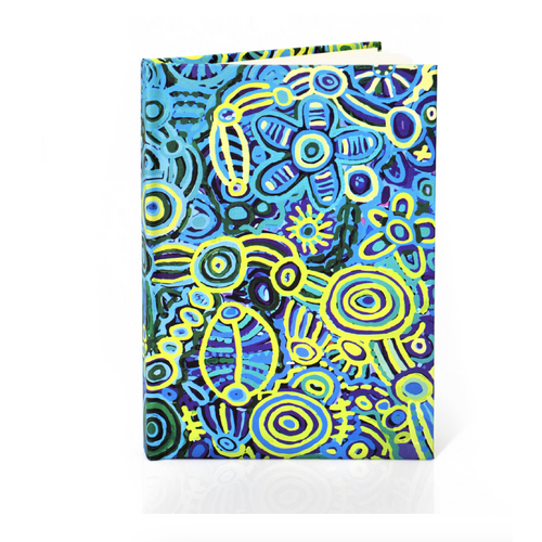 Ngarrindjeri Country - Aboriginal Art Hardcover Notebook [125mm x 185mm] [185 Ruled Pages]