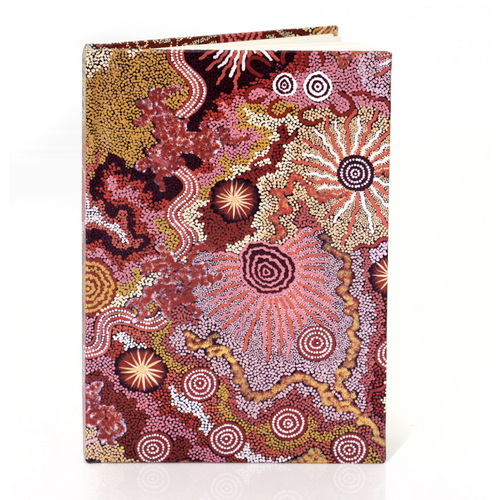 Family and Country - Aboriginal Art Hardcover Notebook [125mm x 185mm] [185 Ruled Pages]