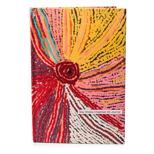 Aboriginal Art Lined & Blank A5 Journal - Untitled