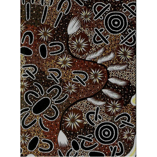 Aboriginal Art BLANK A5 Journal - Women's Ceremony