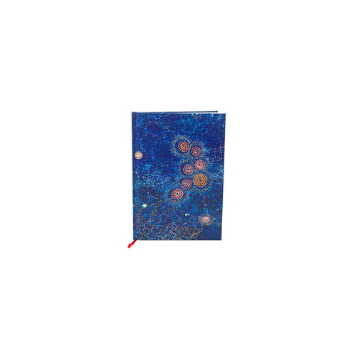 Warlurkurlangu Aboriginal Art Lined & Blank A5 Journal - Seven Sisters Dreaming