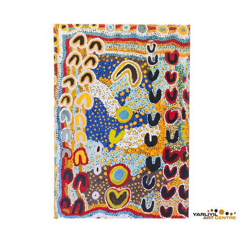 Yarliyil Aboriginal Art Lined & Blank A5 Journal - Two Sisters