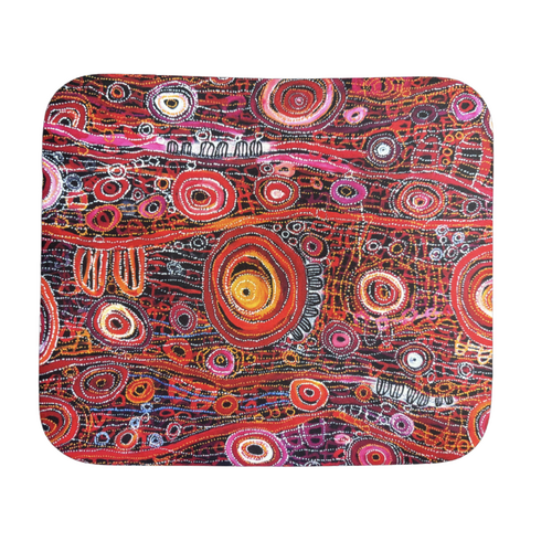 Utopia Aboriginal Art Neoprene Mousepad - Awelye (Women's Ceremony)