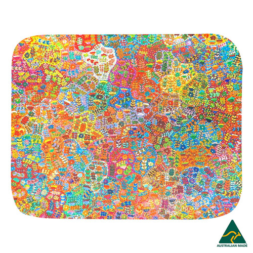 Utopia Aboriginal Art Neoprene Mousepad - Bush Medicine