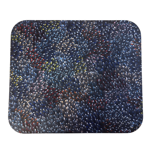 Utopia Aboriginal Art Neoprene Mousepad - Bush Medicine Leaf