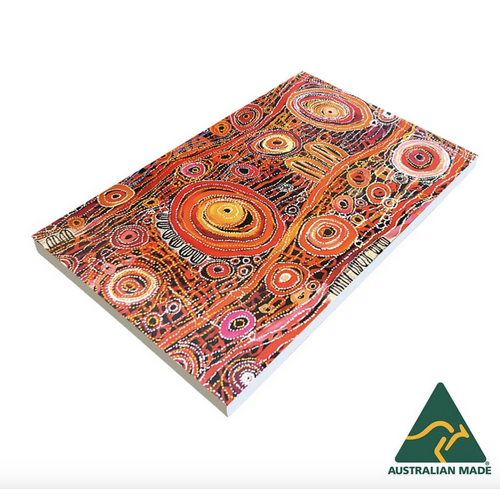 Utopia Aboriginal Art Small Notepad - Women's Ceremony