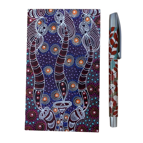 Aboriginal Art 2pce Small Utopia Notepad Gift Set