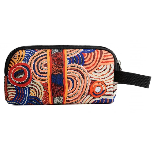 Mulga Country Neoprene Pencil Case - Papulankutja Aboriginal Art 