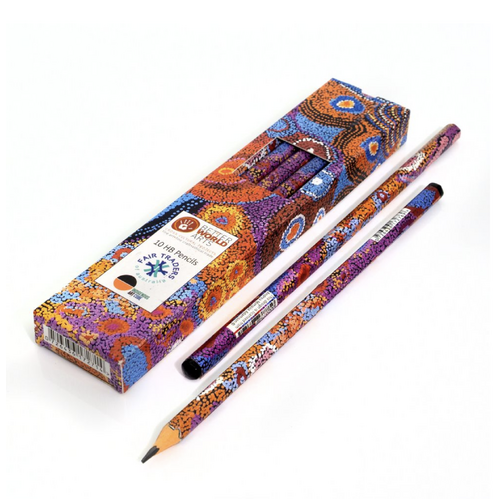 Aboriginal Art HB Pencils (Set 10) - Seven Sisters