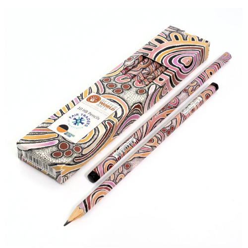 Aboriginal Art HB Pencils (Set 10) - Regeneration