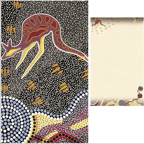 Tobwabba Aboriginal Art Pocket Notepad - Journey of the Coastal Koori