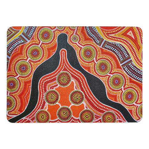 Recycled Aboriginal Placemat/Mouse Pad (1) - Rich Lands