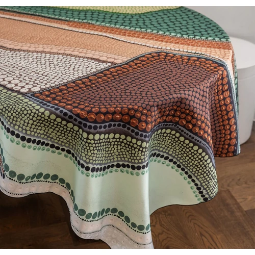 Werrgalji Forests Recycled Polyester Canvas Tablecloth (140cm x 240cm)