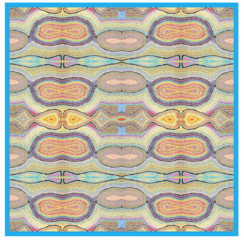 Better World Aboriginal Art Cotton SquareTablecloth (150cm x 150cm) - Dogwood Tree Dreaming