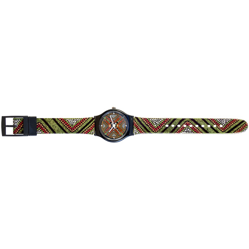 Aboriginal design Watch - Boomerangs 