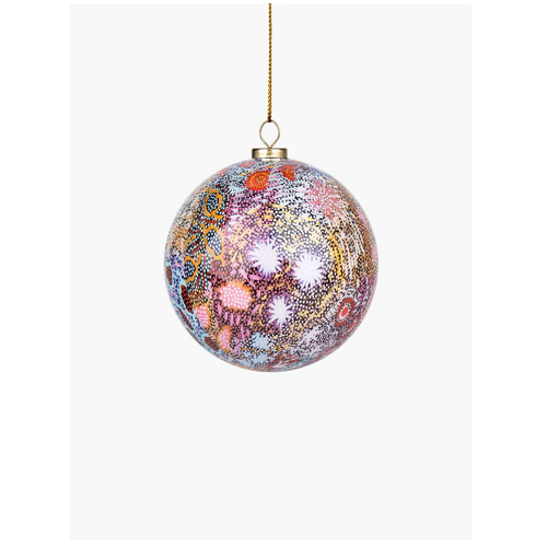 KOH Living Aboriginal Art GIFBOXED Xmas Bauble (8cm) - Grandmother's Country