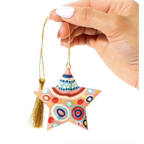 Seven Sisters - Better World Aboriginal Art 3D Lacquered Star