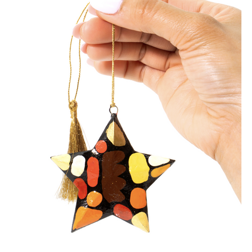 Puli Puli Stones - Better World Aboriginal Art 3D Lacquered Star