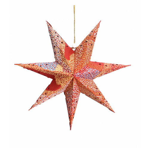 Salt Lake - Better World Aboriginal Art Xmas Handmade Paper Star